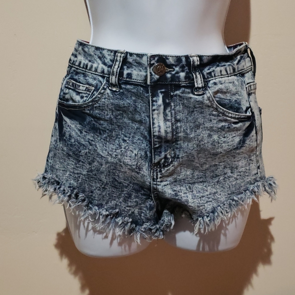 High Waisted Denim Shorts